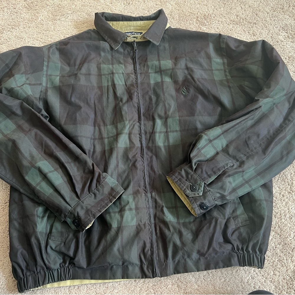 Men's Nautica green Plaid Jacket